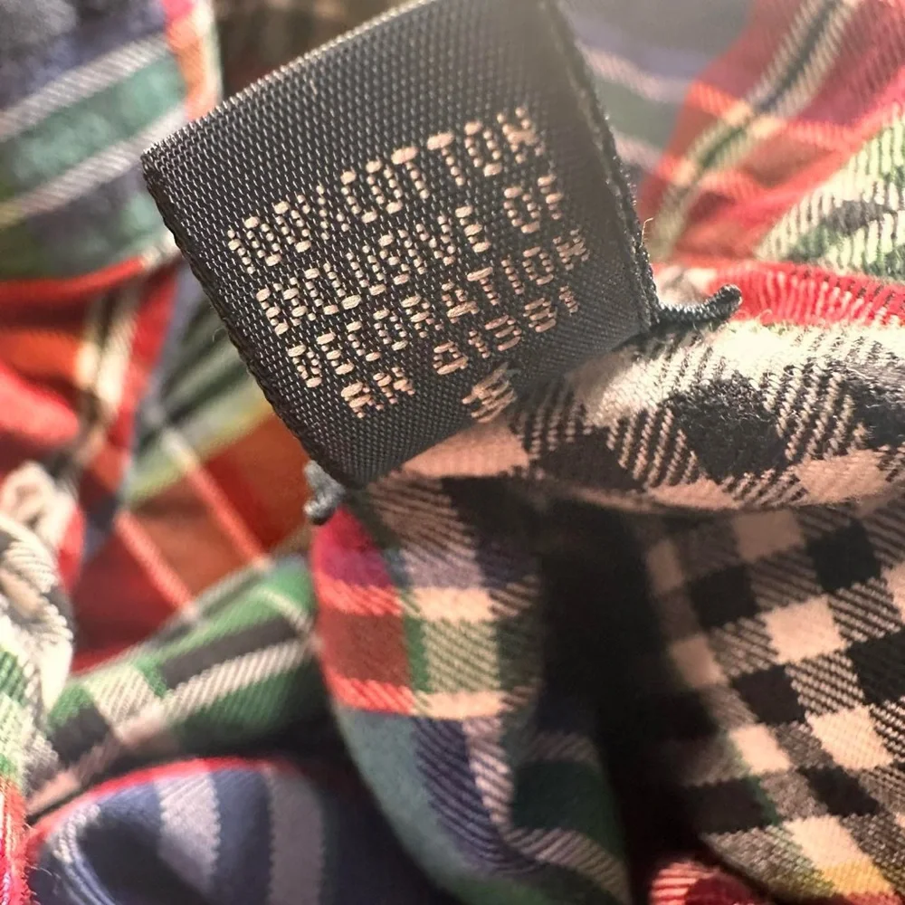 Polo Ralph Lauren Men’s‎ Custom Fit Long Sleeve Plaid Shirt Size Large